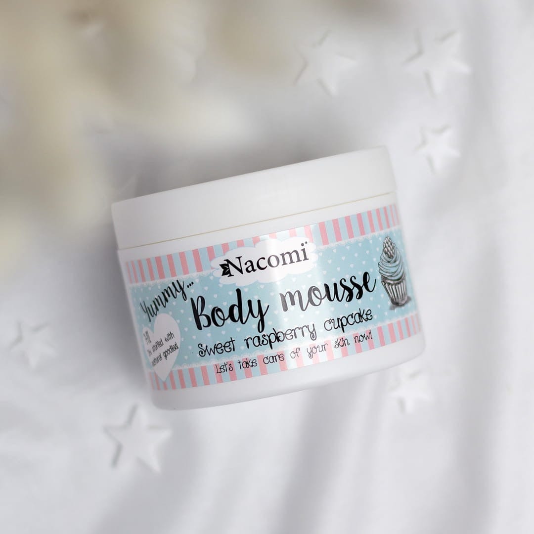 Nacomi Nourishing body mousse – raspberry 180ml