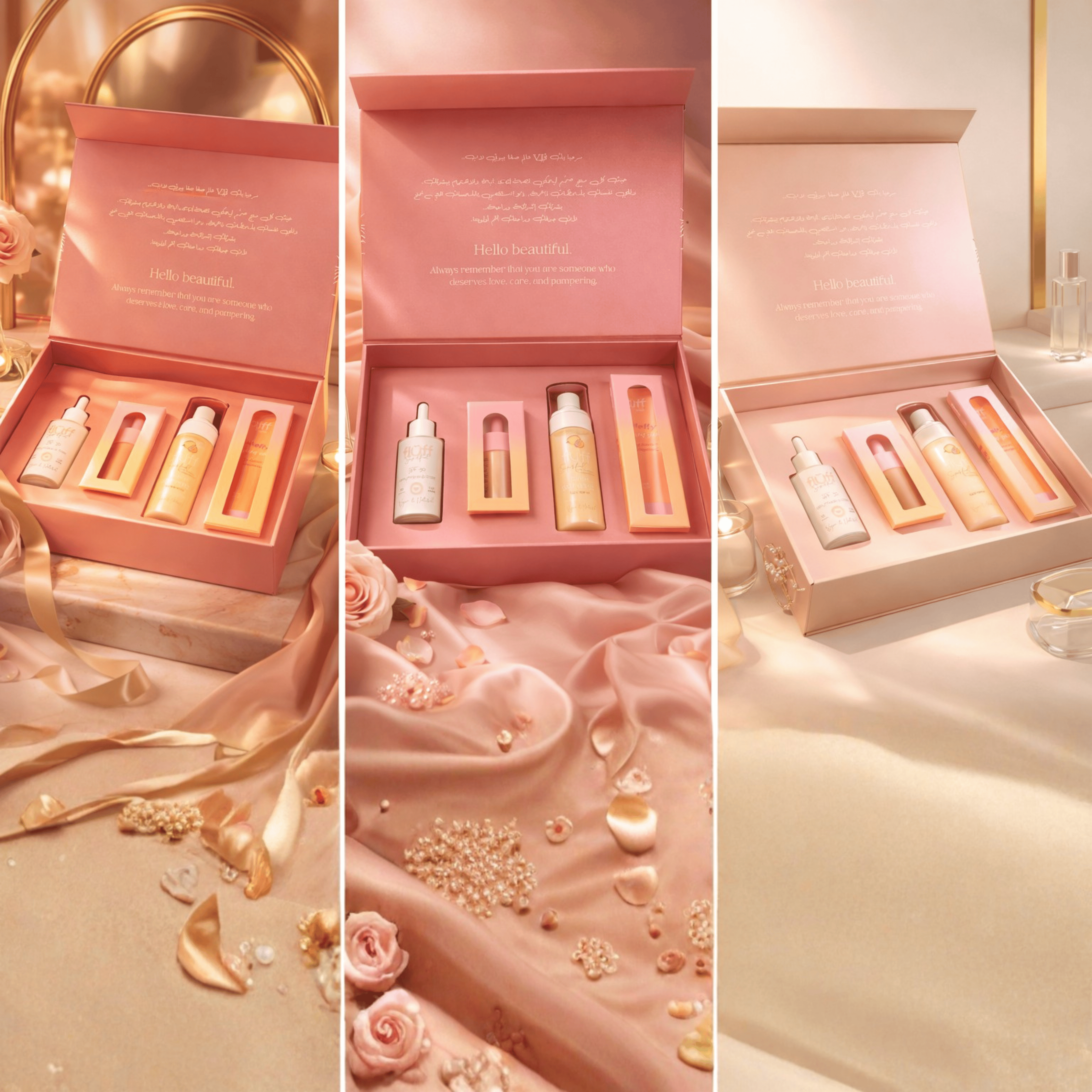 بكج ثلاثي النظارة لتوهج دائم