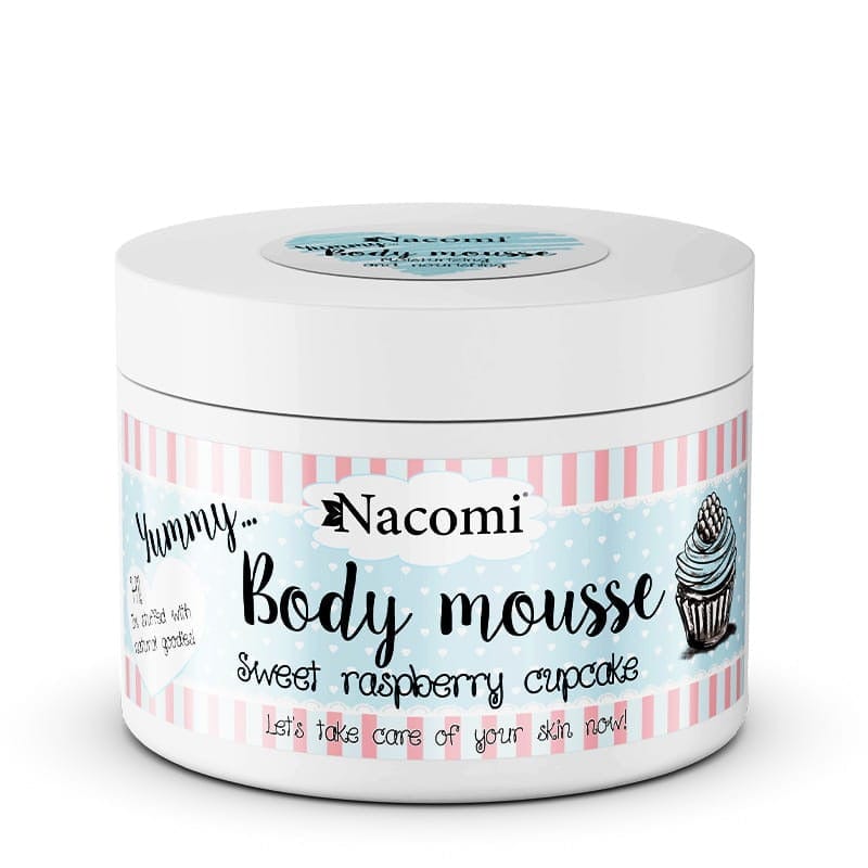Nacomi Nourishing body mousse – raspberry 180ml