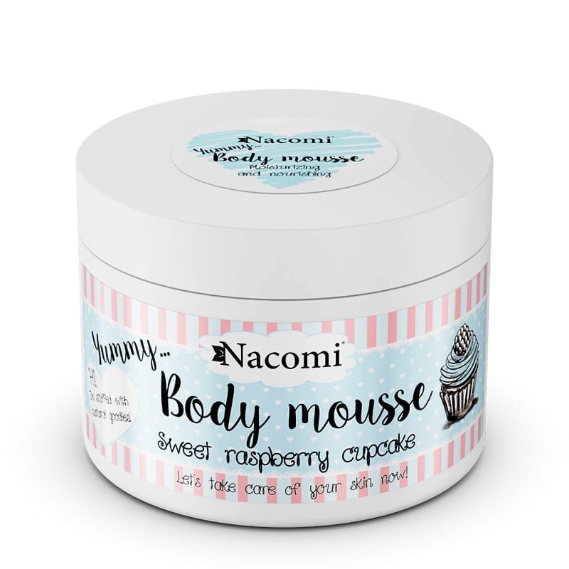 Nacomi Nourishing body mousse – raspberry 180ml