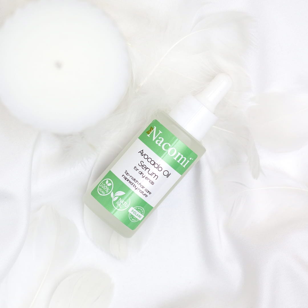 Serum for hair ends with avocado oil