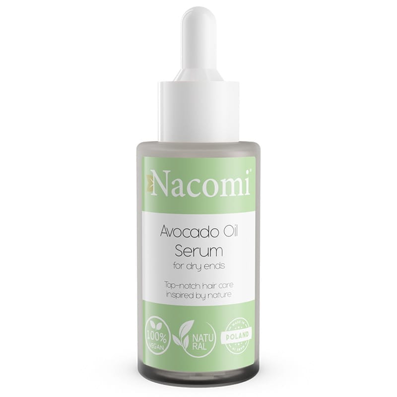 Serum for hair ends with avocado oil