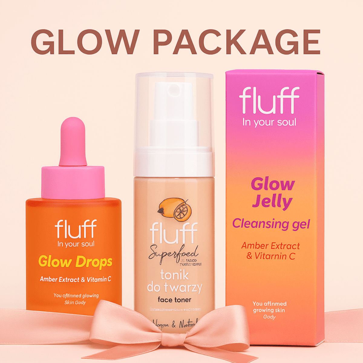 بكج ثلاثي النظارة لتوهج دائم