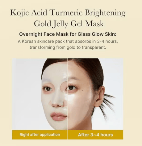 Medicube Kojic Acid Turmeric Brightening Gel Face Sheet Mask 1pc