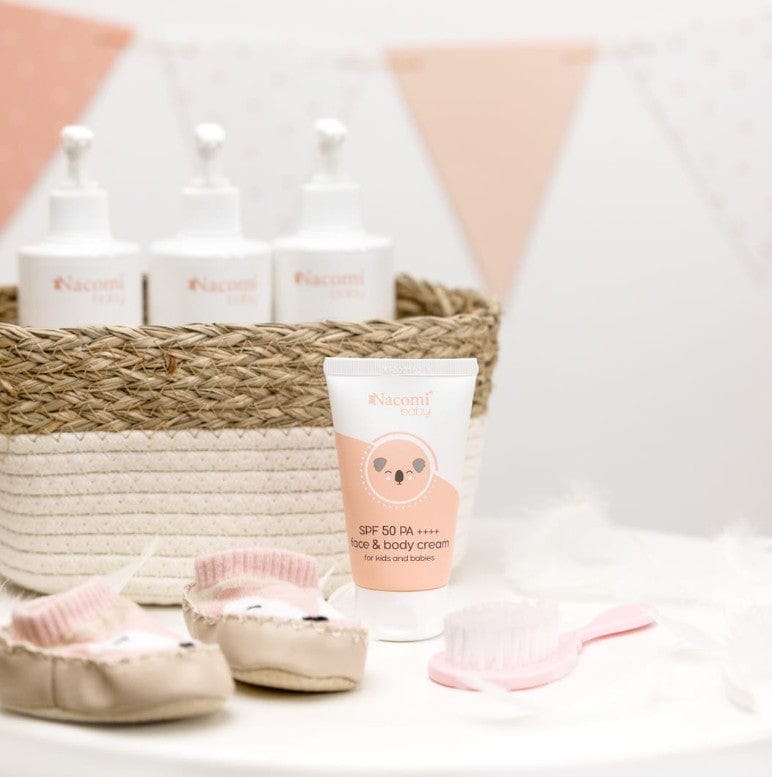 Face and body cream for children SPF 50
