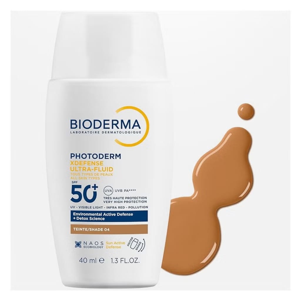 Bioderma Photoderm Xdefense Ultra Fluid SPF50+ Sunscreen 40ml - Shade 04 Brown Tinted