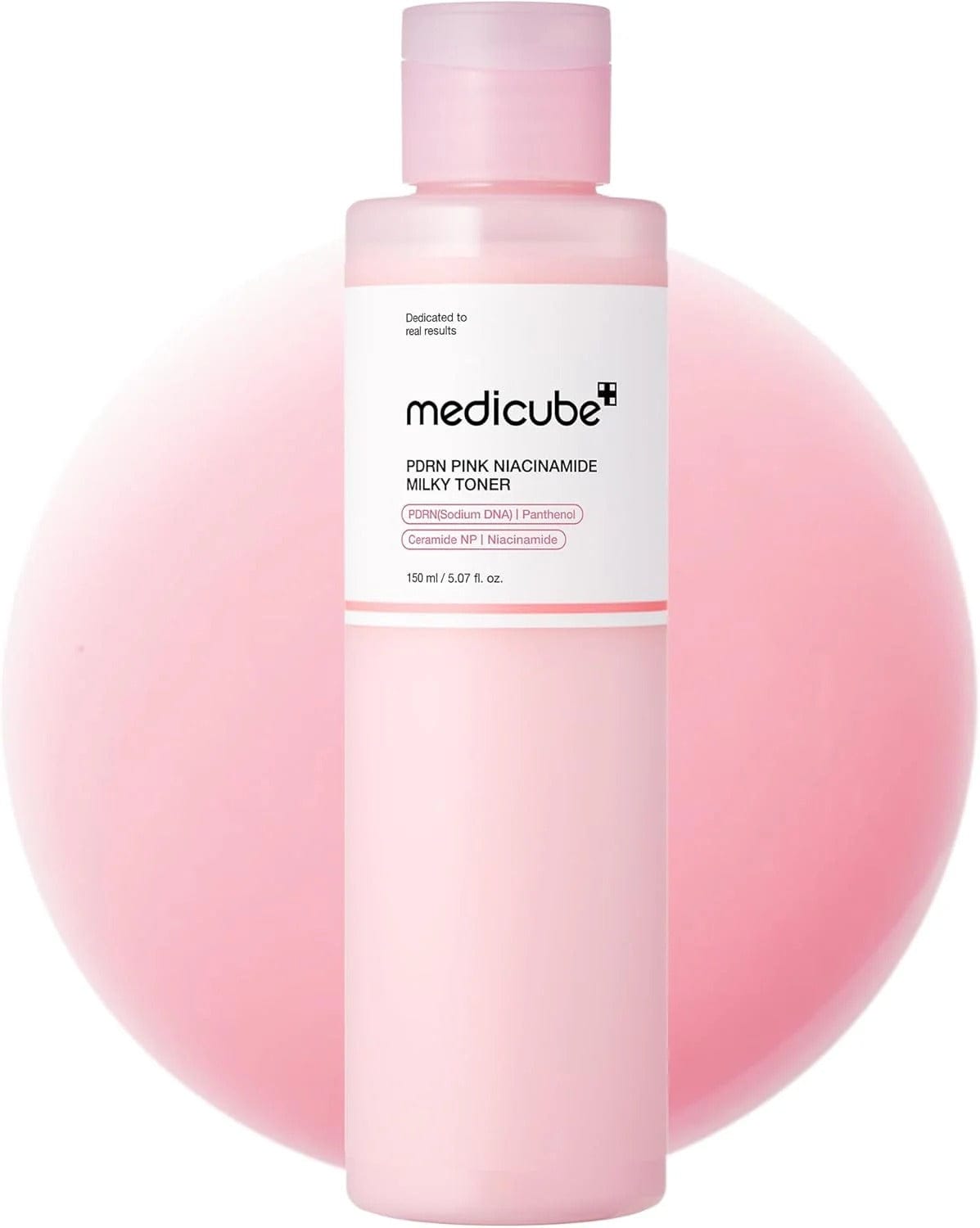 MEDICUBE PDRN Pink Niacinamide Milky Toner Dewy Radiance Hydration 150 ml