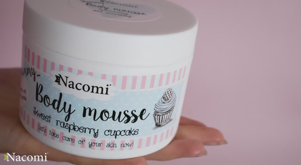 Nacomi Nourishing body mousse – raspberry 180ml