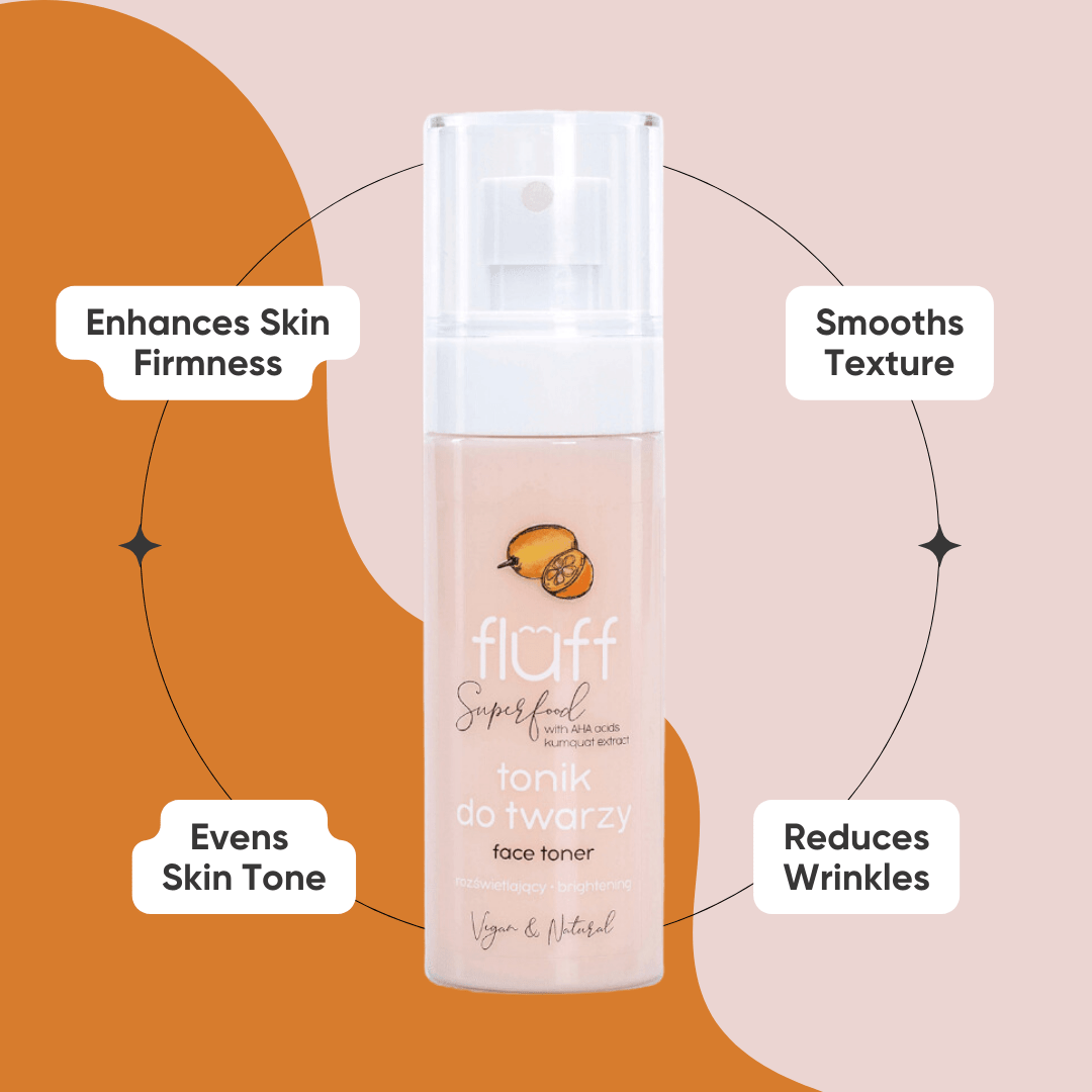 Face Toner - Brightening with AHA Acids Kumquat Extract