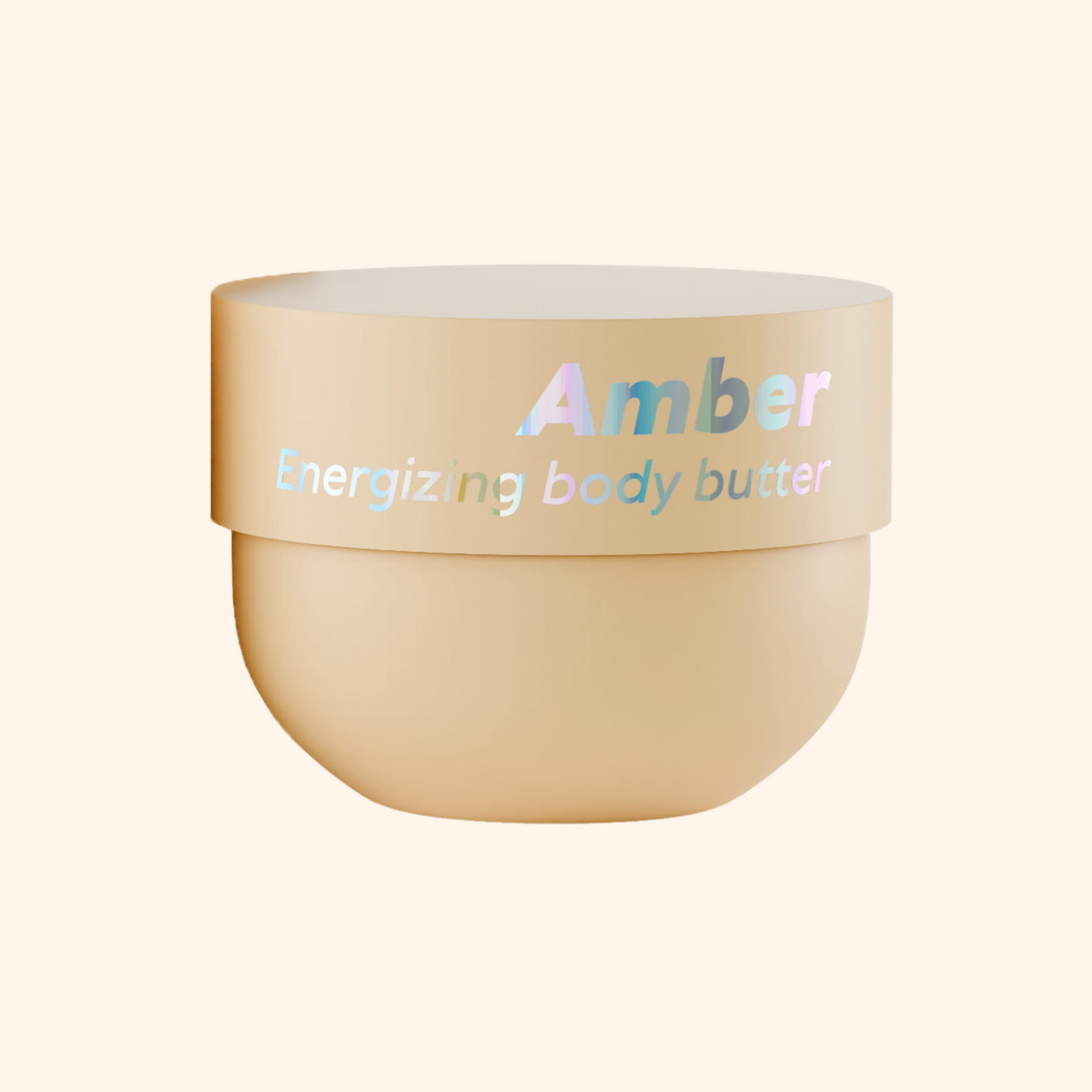 Body butter with amber - Energizing