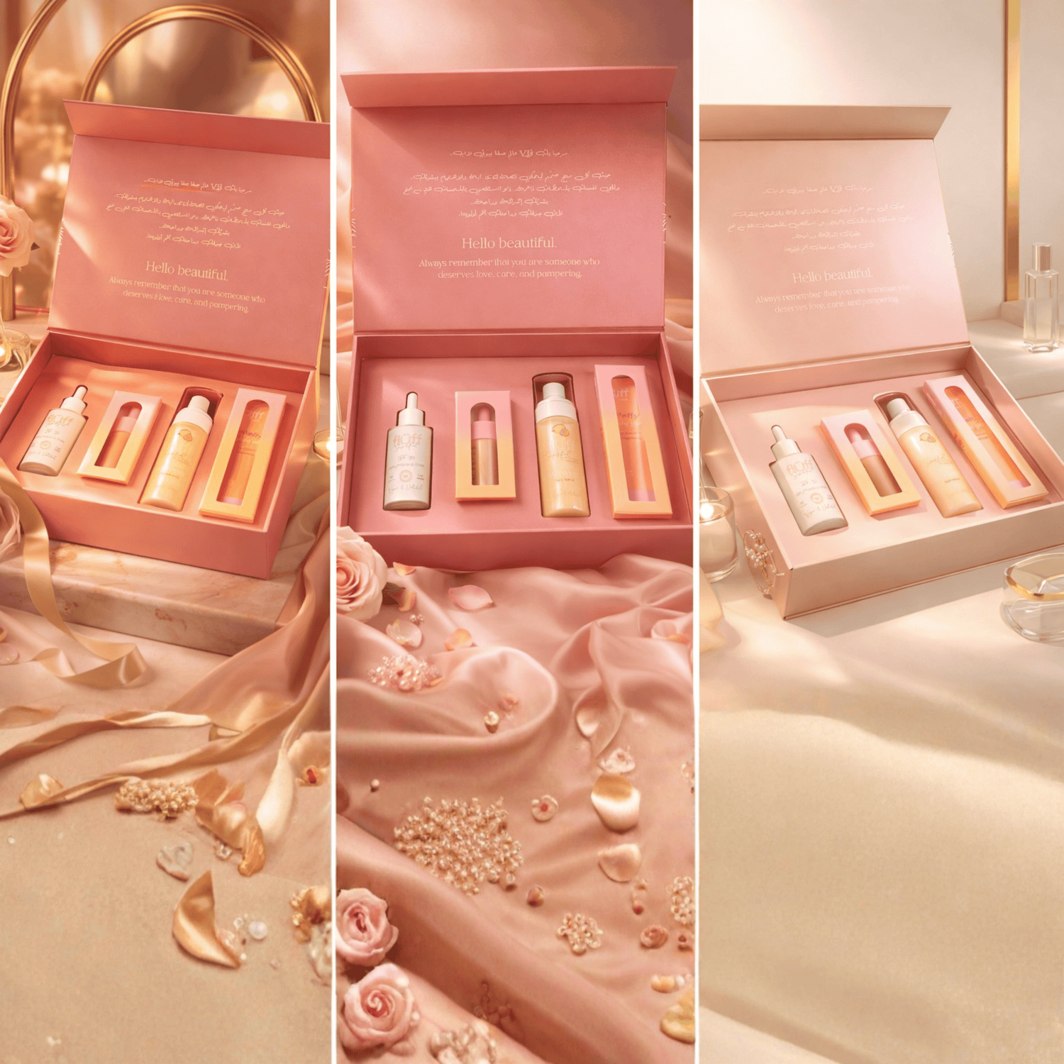 بكج ثلاثي النظارة لتوهج دائم