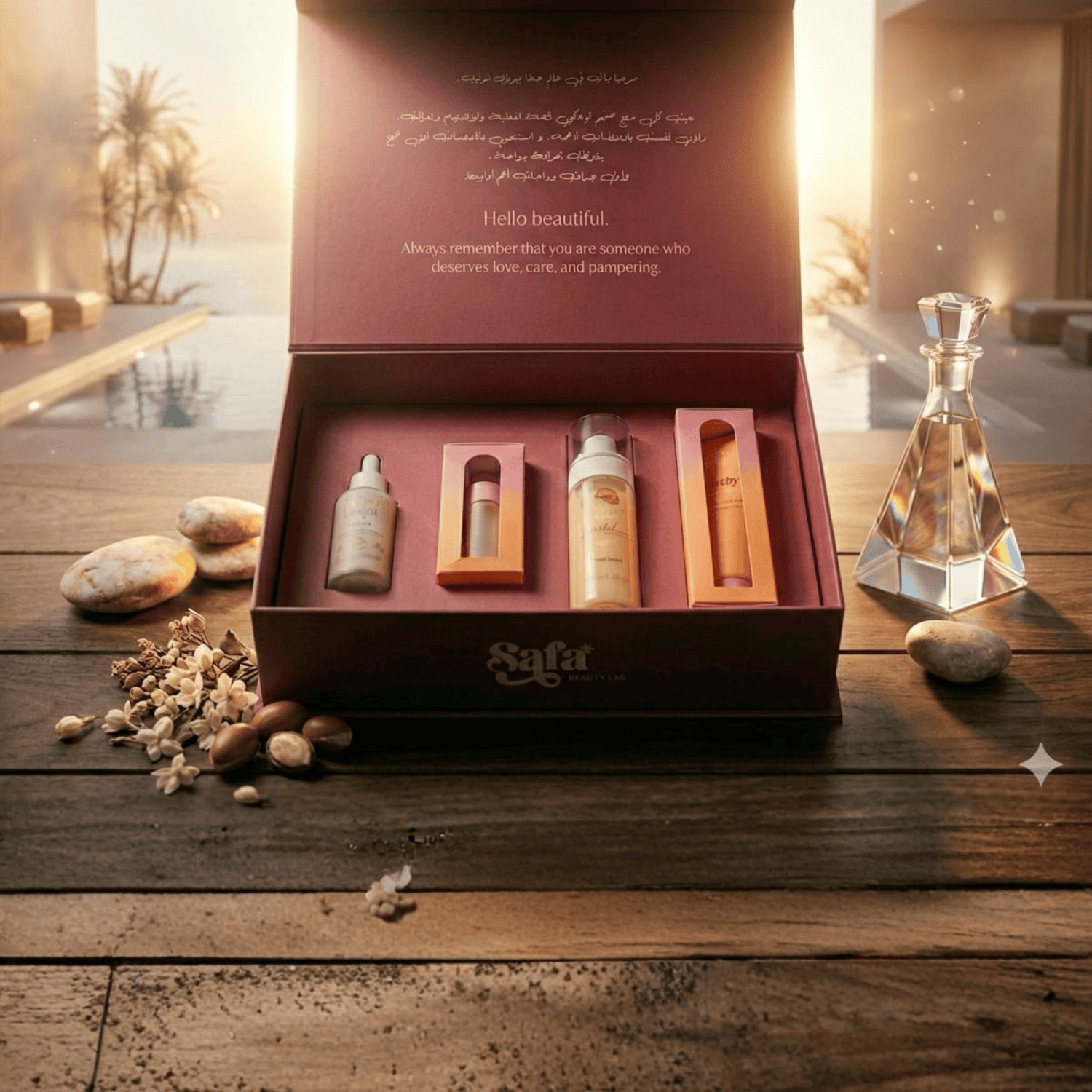 بكج ثلاثي النظارة لتوهج دائم