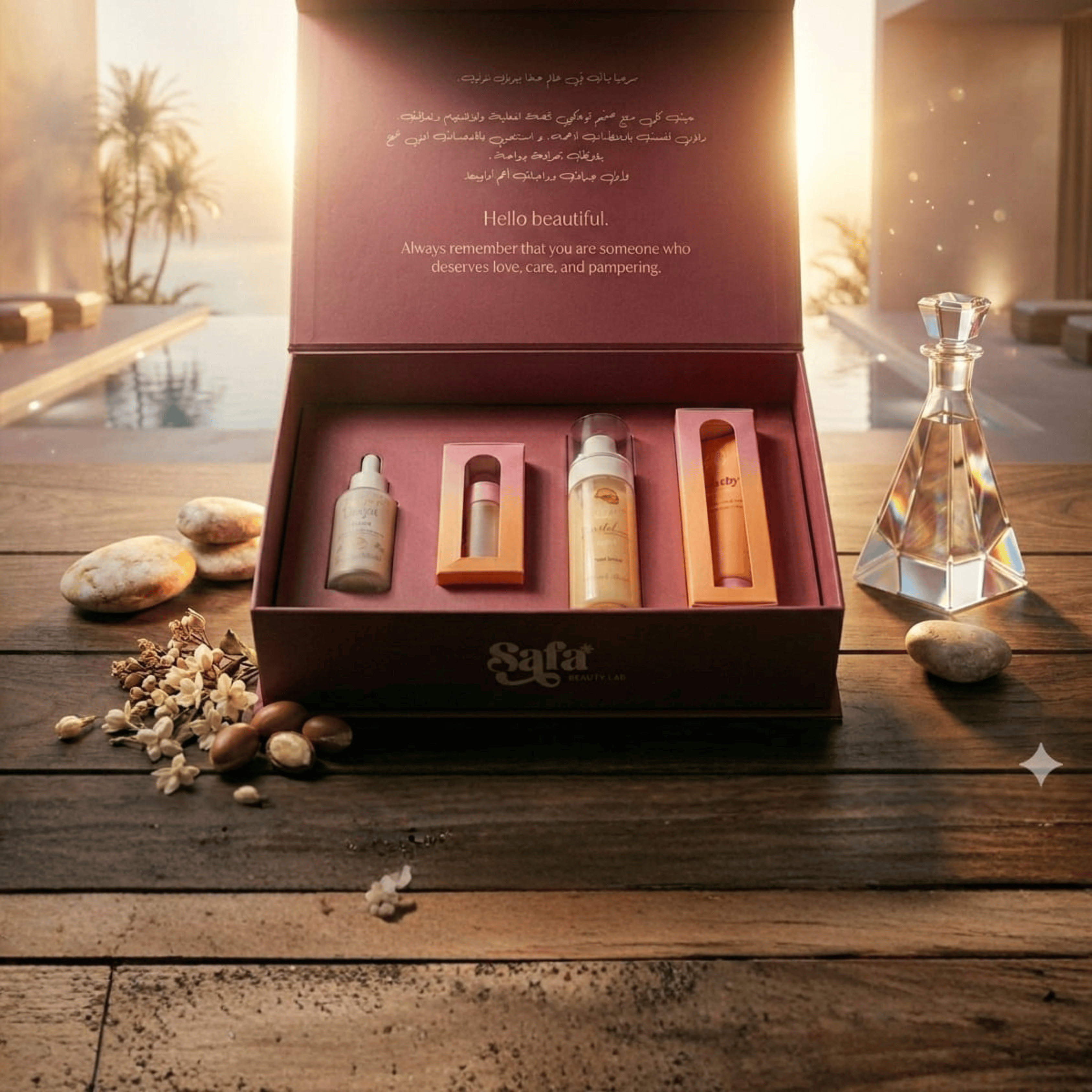 بكج ثلاثي النظارة لتوهج دائم