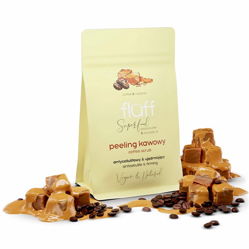 مقشر القهوة بالقهوة والكراميل