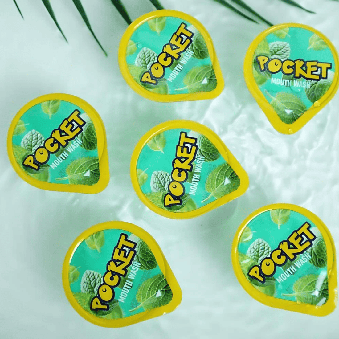 Pocket Mint Flavored Capsule Mouthwash (20 Pieces)