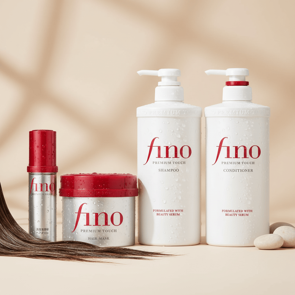 Fino products with beige background