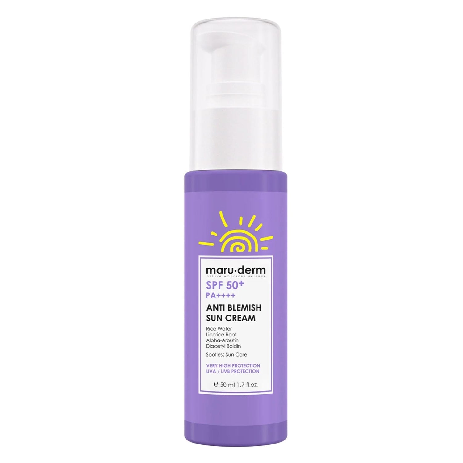 Maruderm SPF 50+ Anti Blemish Sun Cream 50ml
