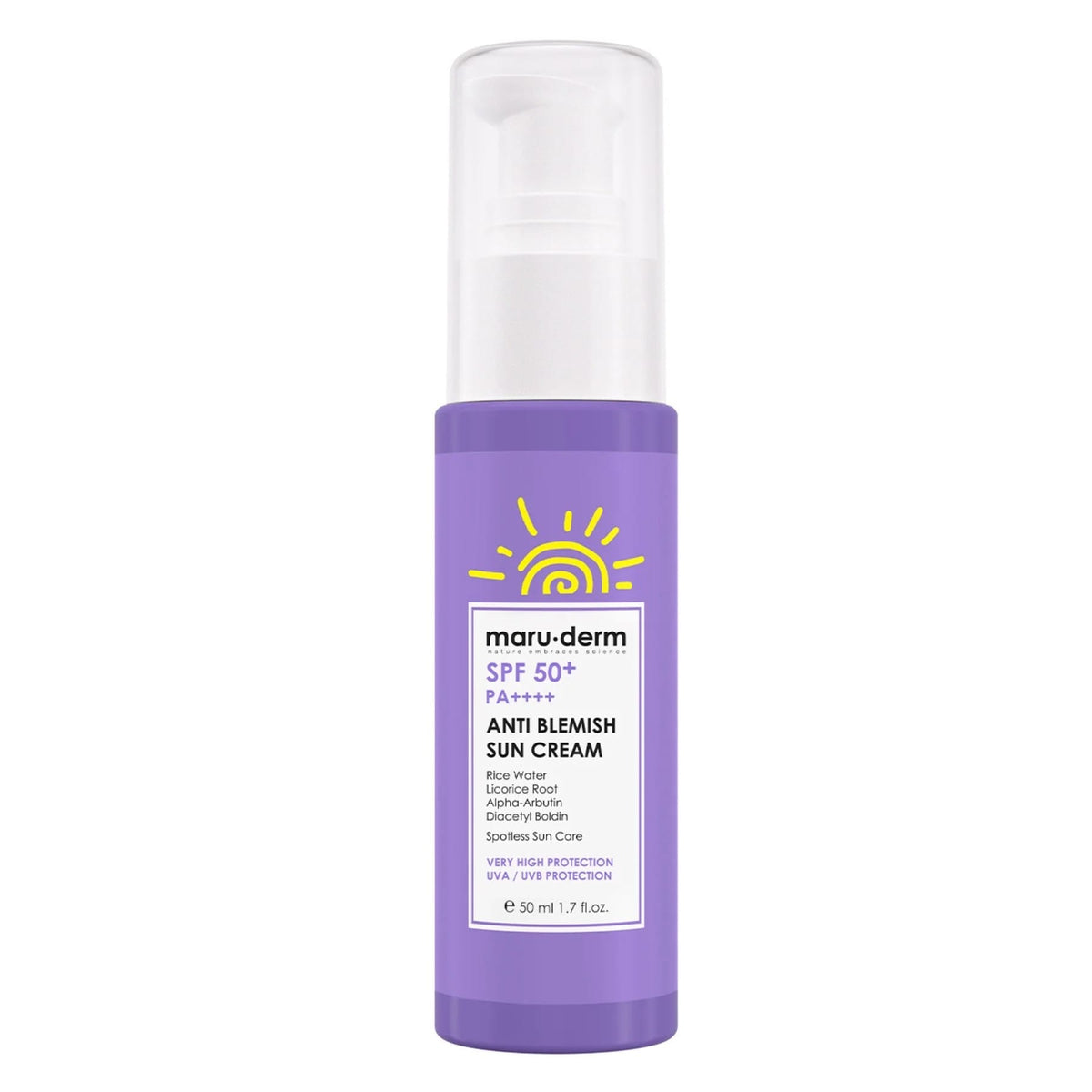 Maruderm SPF 50+ Anti Blemish Sun Cream 50ml