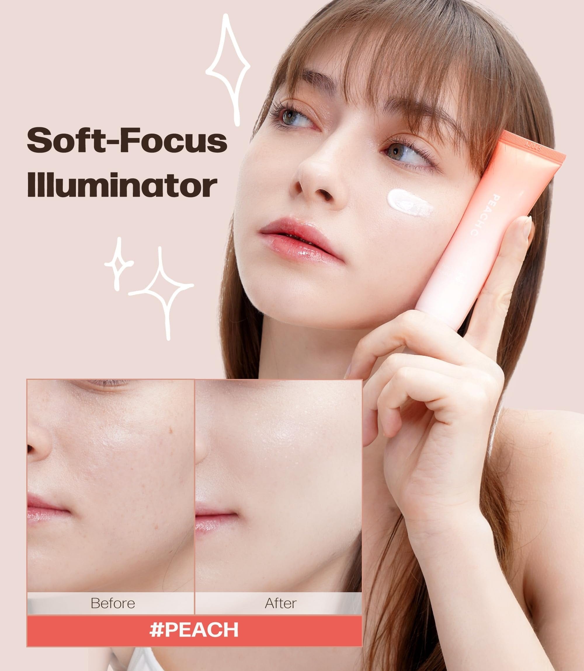 PEACH C Peach Glow Make Up Base (35ml)