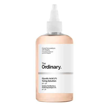 The Ordinary Glycolic Acid 7% Toning Solution, Exfoliating Toner for Glowing, Smooth &amp; Even-Toned Skin