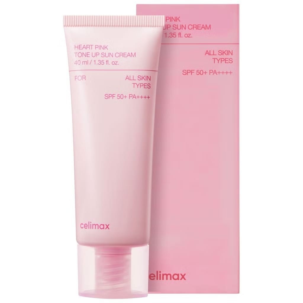 Celimax Heart Pink Tone-Up Sun Cream SPF50+ PA++++
