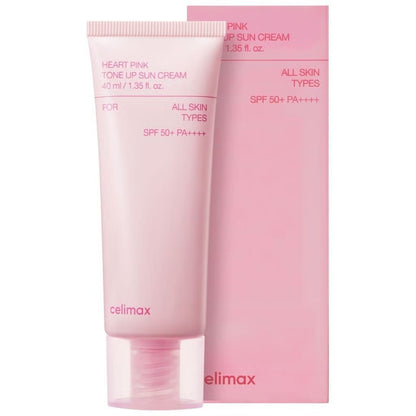 Celimax Heart Pink Tone-Up Sun Cream SPF50+ PA++++