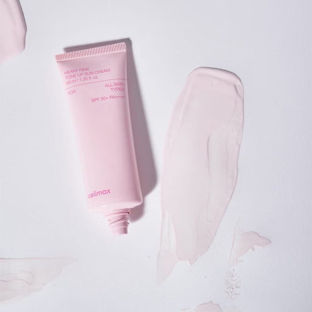 Celimax Heart Pink Tone-Up Sun Cream SPF50+ PA++++