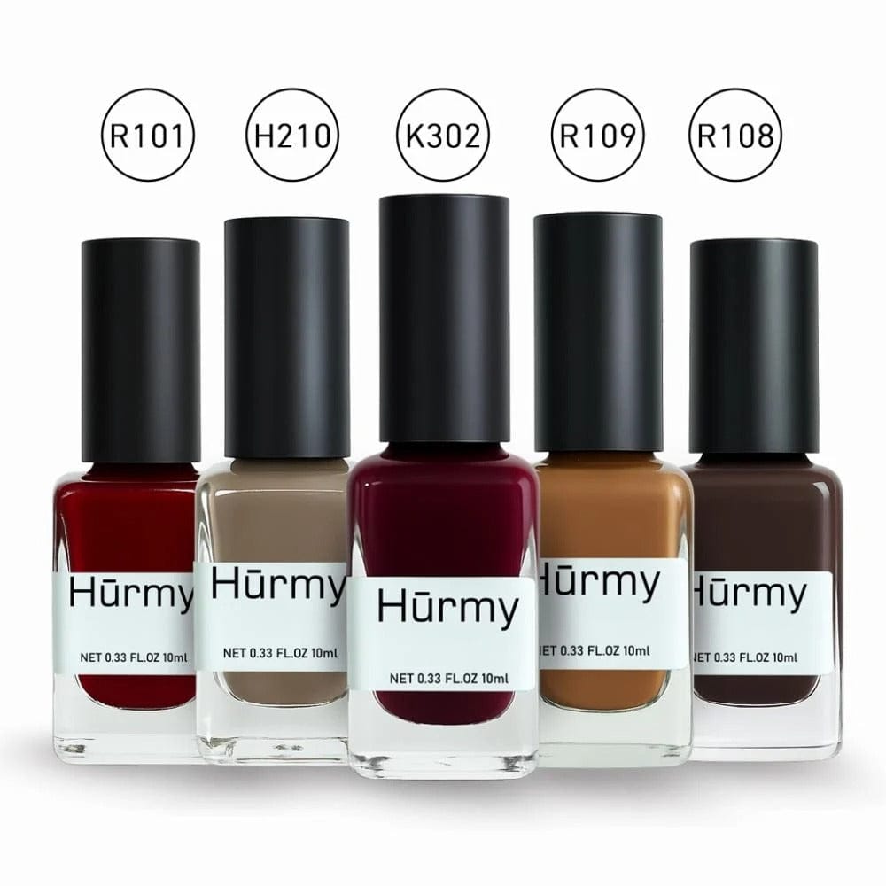 Hormi nail polish, winter colors (5 pieces) 10ml