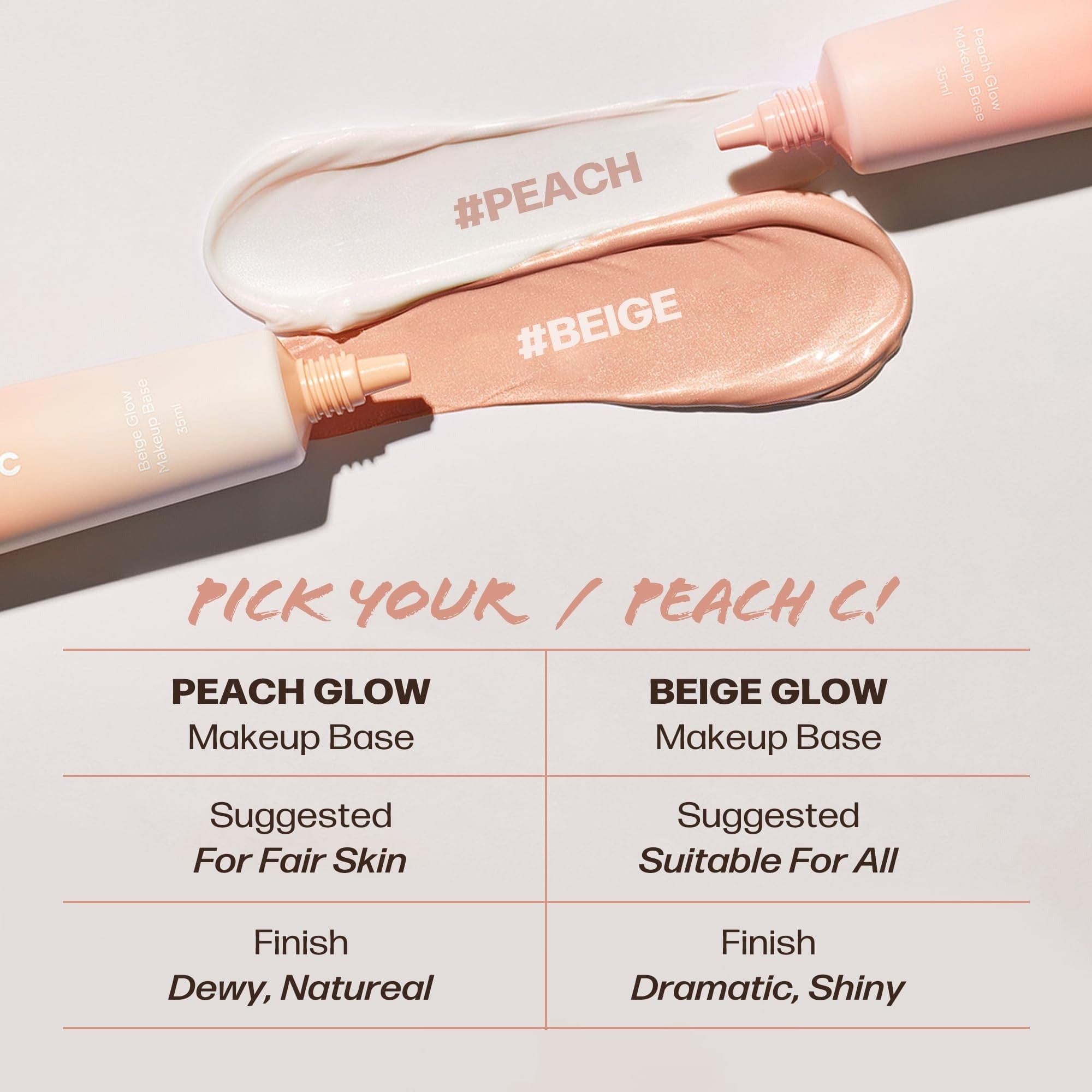 PEACH C Peach Glow Make Up Base (35ml)