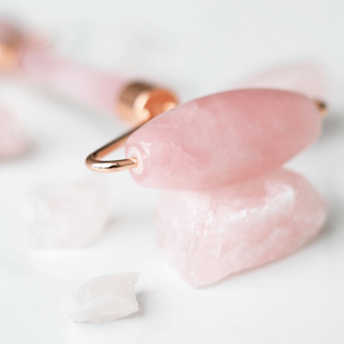 Face Roller - Rose Pink Quartz