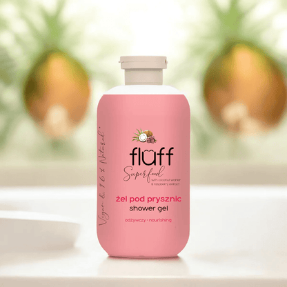 مجموعة FLUFF VIRAL (جل الاستحمام وزبادي الجسم)