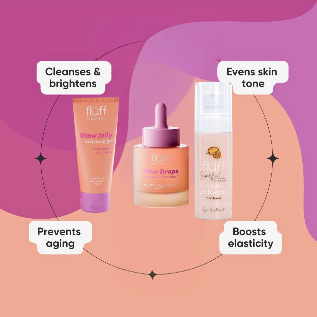 بكج ثلاثي النظارة لتوهج دائم